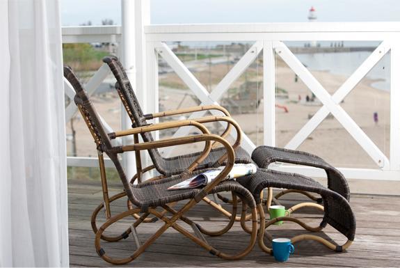 Balkon met zitje | Beachhotel Cape Helius